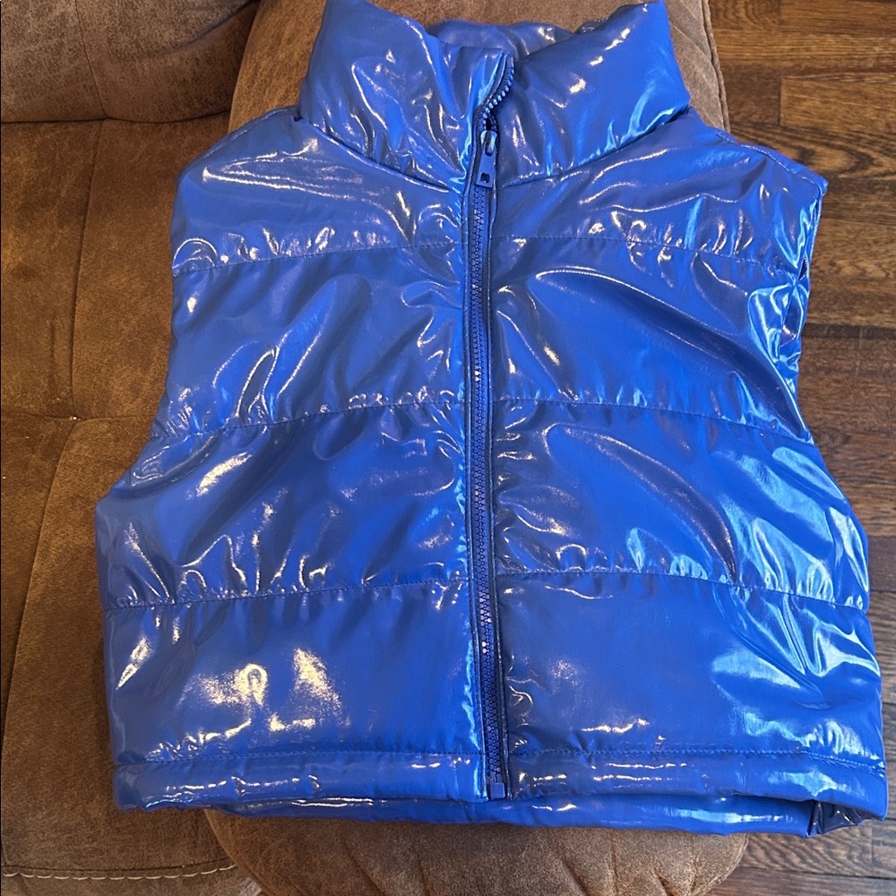 Vibrant Blue Kids Puffer Vest